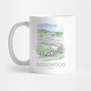 Goodwood Revival Art Mug